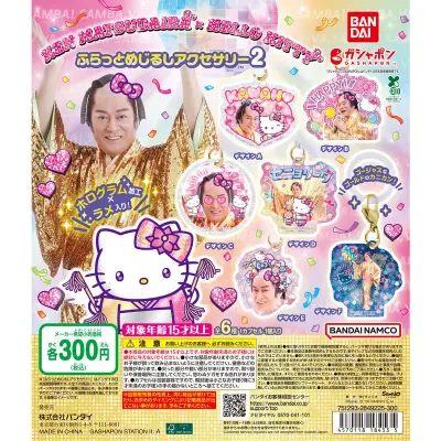 マツケンサンバ×ハローキティ ふらっとめじるしアクセサリー２の台紙