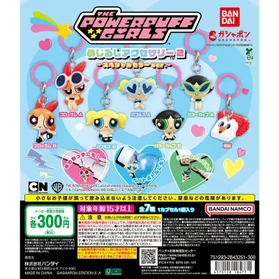 【バンダイナムコオフィシャルショップ限定】パワーパフ ガールズ めじるしアクセサリー 2～スペシャルカラーver.～の台紙
