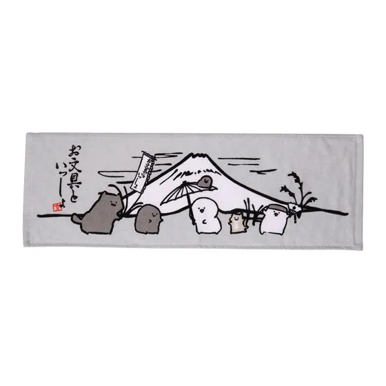 【フラットガシャポン】お文具といっしょ ガーゼタオルなのです。の種類 1