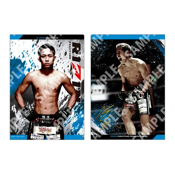 【フラットガシャポン】RIZIN クリアファイルコレクションの種類 2