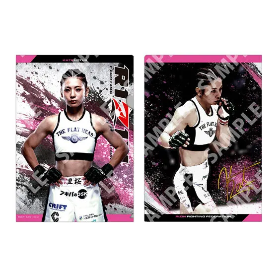 【フラットガシャポン】RIZIN クリアファイルコレクションの種類 8