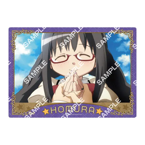 【ジャンボカードダス/フラットガシャポン】劇場版 魔法少女まどか☆マギカ[新編]叛逆の物語 クリアビジュアルポスターの種類 6