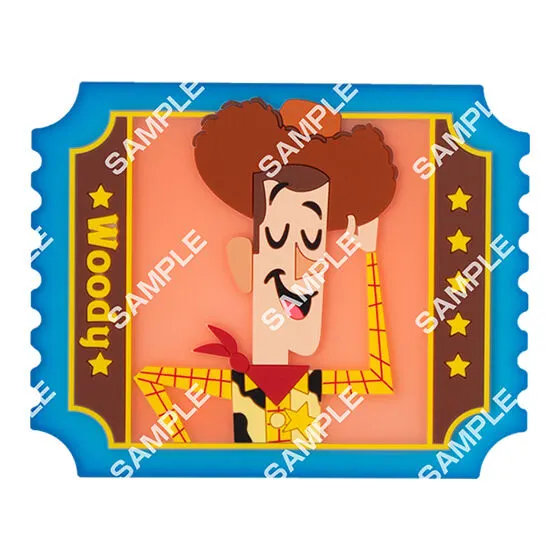 【フラットガシャポン】TOY STORY クリアラバーコースターの種類 1