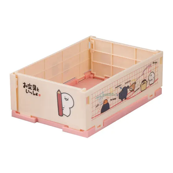 【フラットガシャポン】お文具といっしょ ミニおりたたみコンテナの種類 4