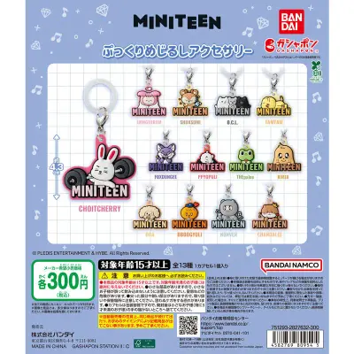 MINITEEN ぷっくりめじるしアクセサリーの台紙