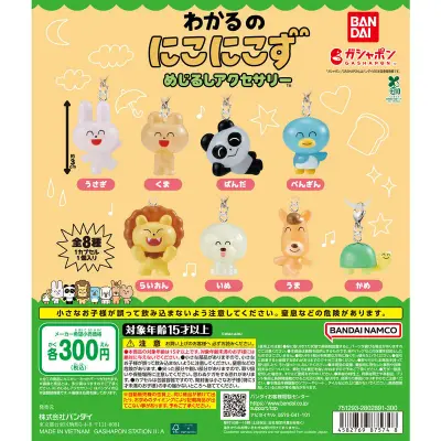 わかるのにこにこず めじるしアクセサリーの台紙