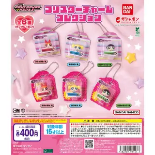 パワーパフ ガールズ ブリスターチャーム コレクションの台紙