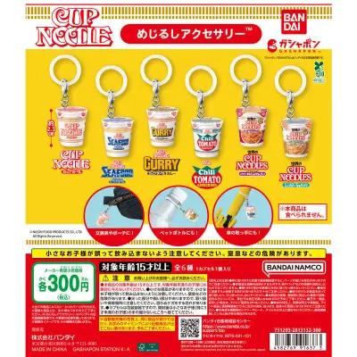 日清カップヌードル めじるしアクセサリーの台紙