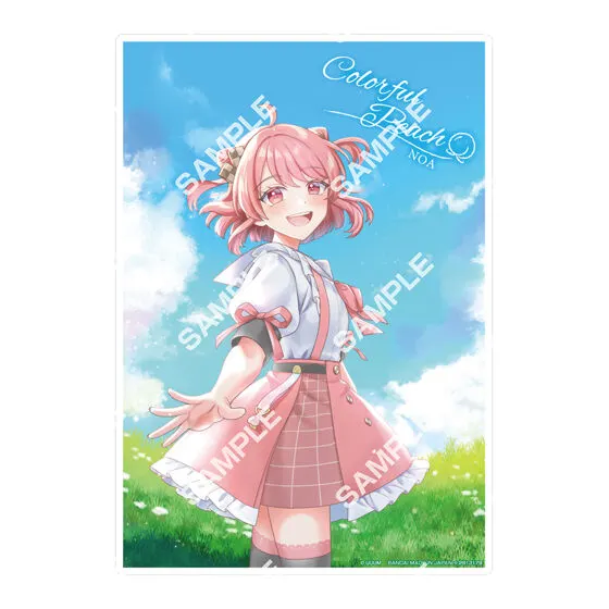 【ジャンボカードダス/フラットガシャポン】カラフルピーチ クリアポスター3の種類 2