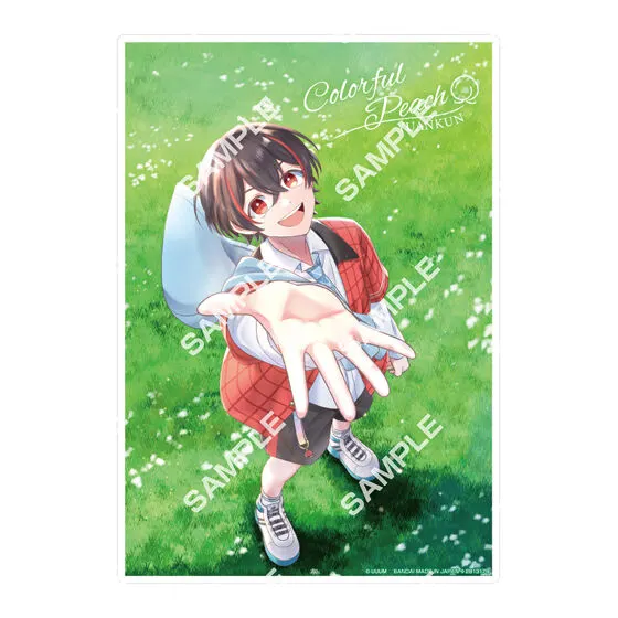 【ジャンボカードダス/フラットガシャポン】カラフルピーチ クリアポスター3の種類 4