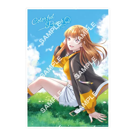 【ジャンボカードダス/フラットガシャポン】カラフルピーチ クリアポスター3の種類 8