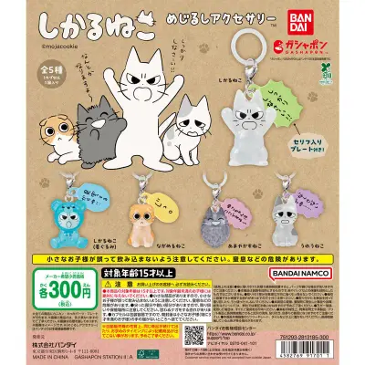 しかるねこ めじるしアクセサリーの台紙