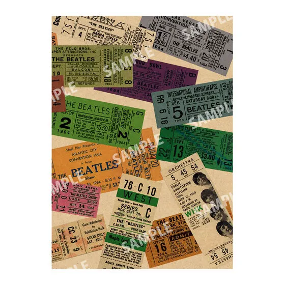 【フラットガシャポン】THE BEATLES KRAFT FILE COLLECTIONの種類 4