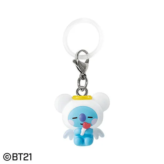 【ガシャポンバンダイオフィシャルショップ限定再販】BT21 めじるしアクセサリー～エンジェルver.～の種類 1