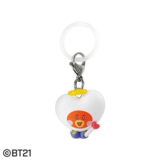 【ガシャポンバンダイオフィシャルショップ限定再販】BT21 めじるしアクセサリー～エンジェルver.～の種類 6