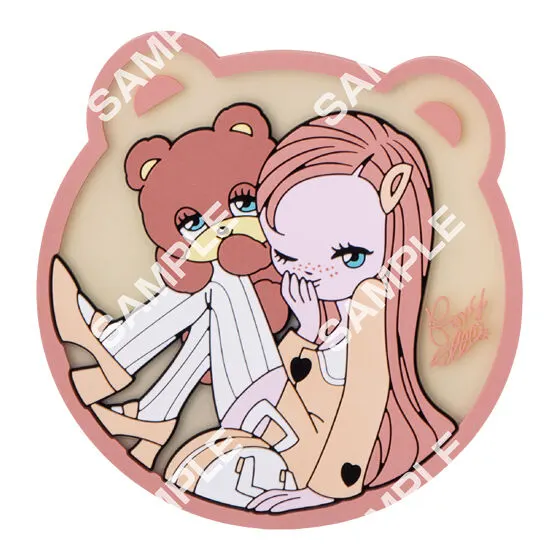 【フラットガシャポン】foxy illustrations クリアラバーコースターの種類 2