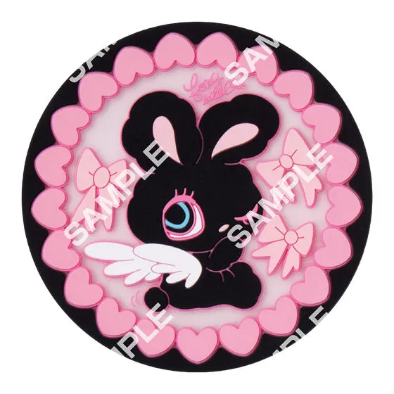 【フラットガシャポン】foxy illustrations クリアラバーコースターの種類 3