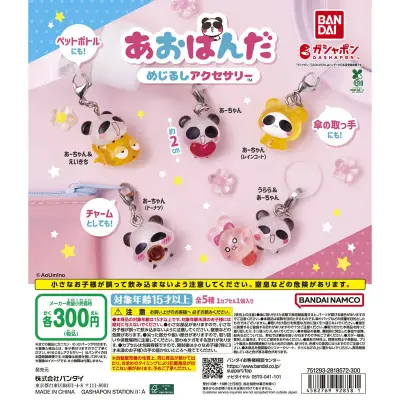 あおぱんだ めじるしアクセサリーの台紙