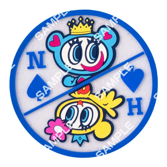 【フラットガシャポン】ナルミヤキャラクターズ クリアラバーコースターの種類 1