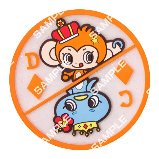 【フラットガシャポン】ナルミヤキャラクターズ クリアラバーコースターの種類 2
