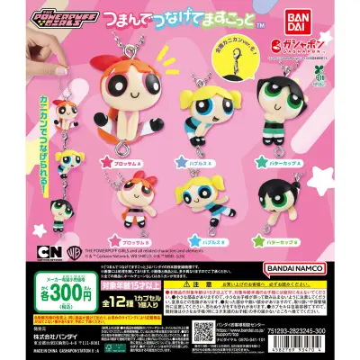 パワーパフ ガールズ つまんでつなげてますこっとの台紙