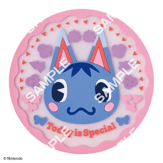 【フラットガシャポン】どうぶつの森 クリアラバーコースターの種類 3