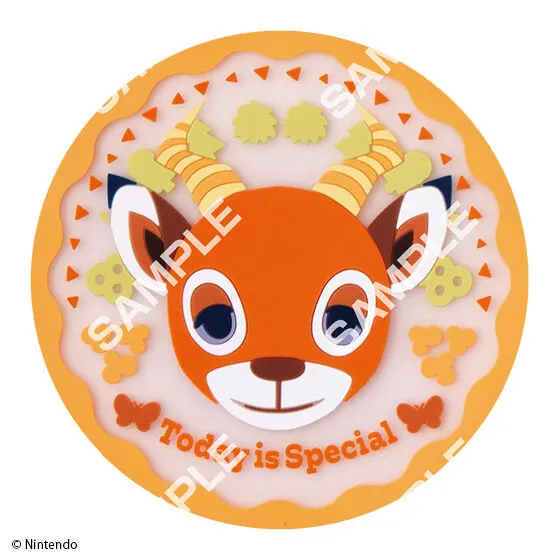 【フラットガシャポン】どうぶつの森 クリアラバーコースターの種類 4