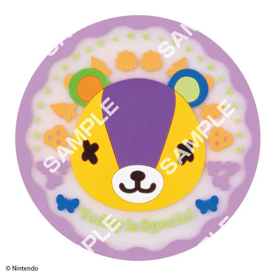 【フラットガシャポン】どうぶつの森 クリアラバーコースターの種類 5