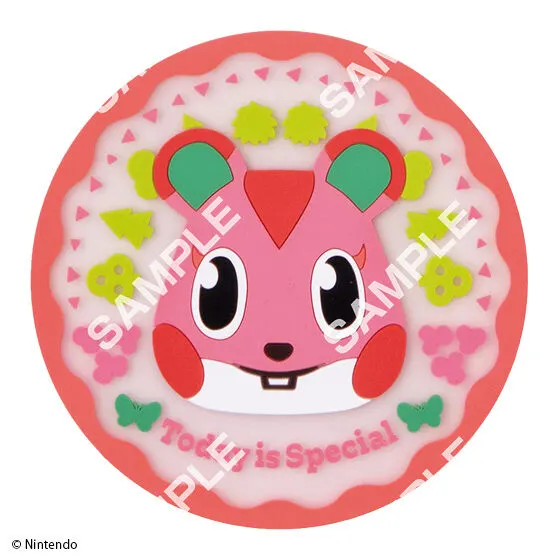 【フラットガシャポン】どうぶつの森 クリアラバーコースターの種類 7
