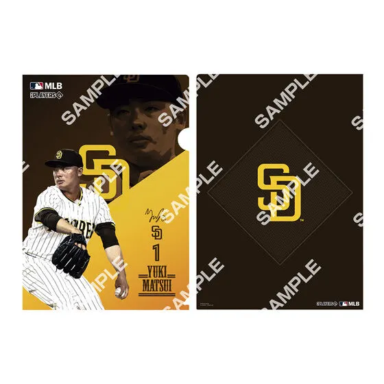 【フラットガシャポン】MLB&trade; クリアファイルコレクションの種類 9