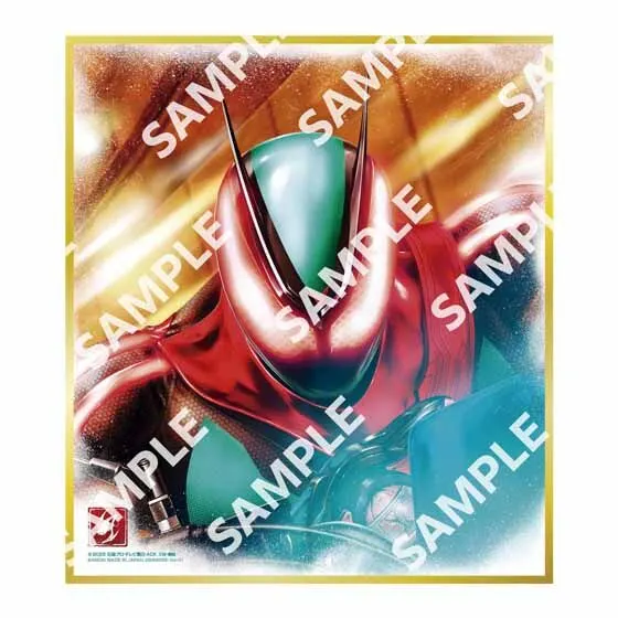 【フラットガシャポン】仮面ライダー色紙ART GP5の種類 1