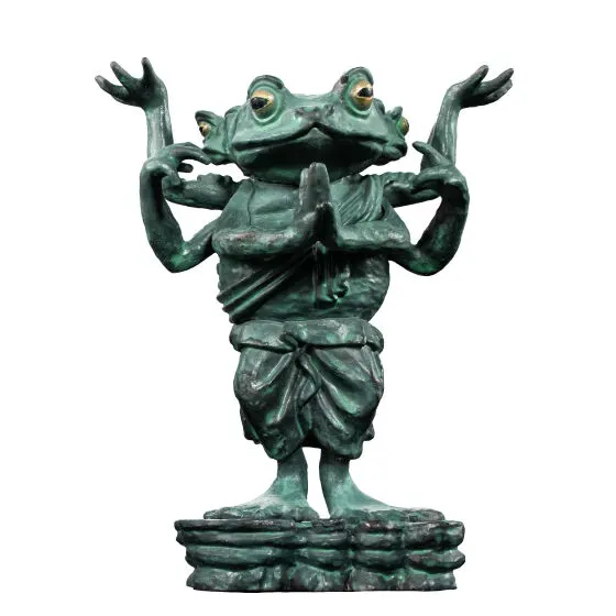 ART IN GASHAPON カエルの弥勒菩薩像と阿修羅像の種類 2