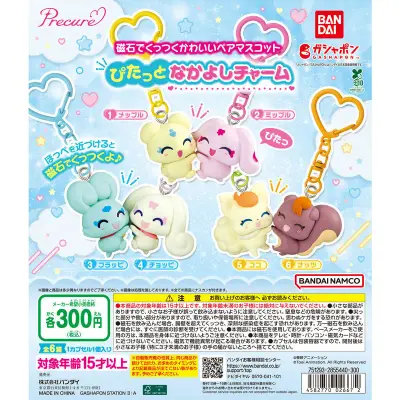 プリキュアオールスターズ ぴたっとなかよしチャームの台紙