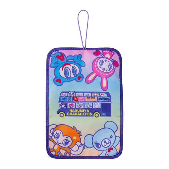 【フラットガシャポン】ナルミヤキャラクターズ おりたたみポーチの種類 1