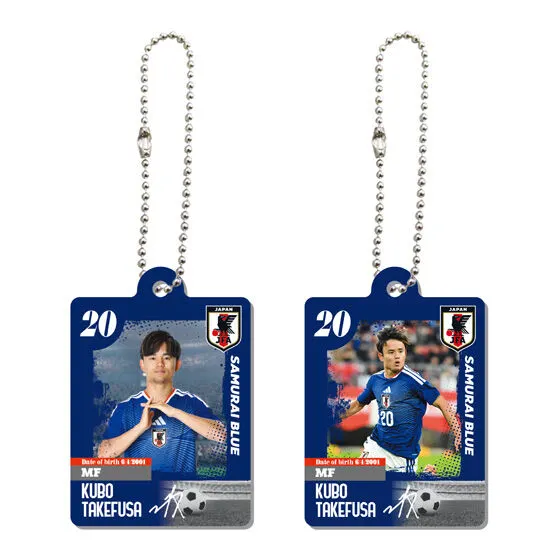 だれでもアクリルチャームDX サッカー日本代表ver.の種類 9
