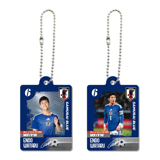 だれでもアクリルチャームDX サッカー日本代表ver.の種類 1