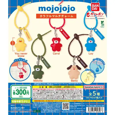 mojojojo カラフルマルチチャームの台紙