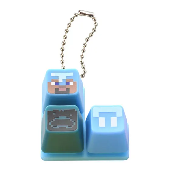 MINECRAFT カラフルキーボードチャームの種類 1