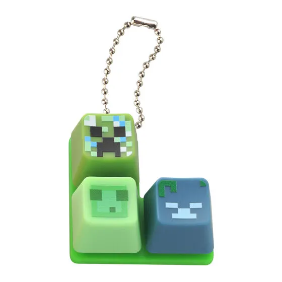 MINECRAFT カラフルキーボードチャームの種類 4