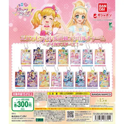だれでもアイドル活動アクリルチャーム ～アイカツスターズ！～の台紙