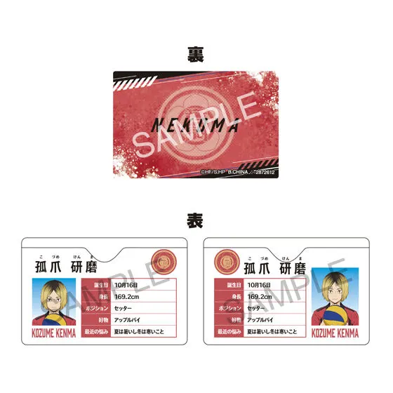 【フラットガシャポン】ハイキュー!! マイプロフケースの種類 4